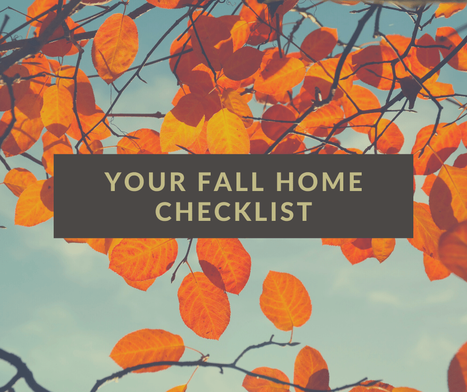 Fall Home Maintenance Checklist