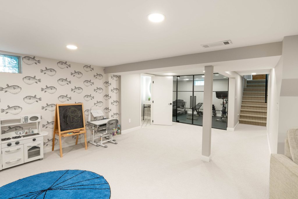 Basement Remodel in Clintonville, Ohio