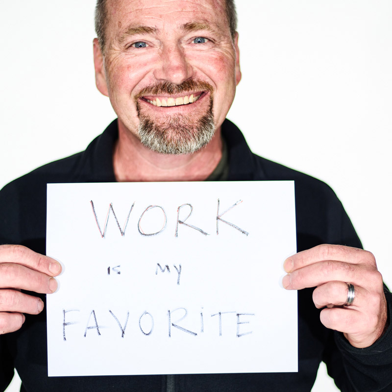 Justin Juenger Loves Work